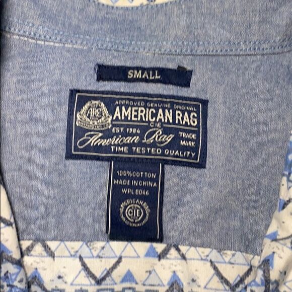 American Rag Tribal Print Button Down Shirt - Picture 4 of 4